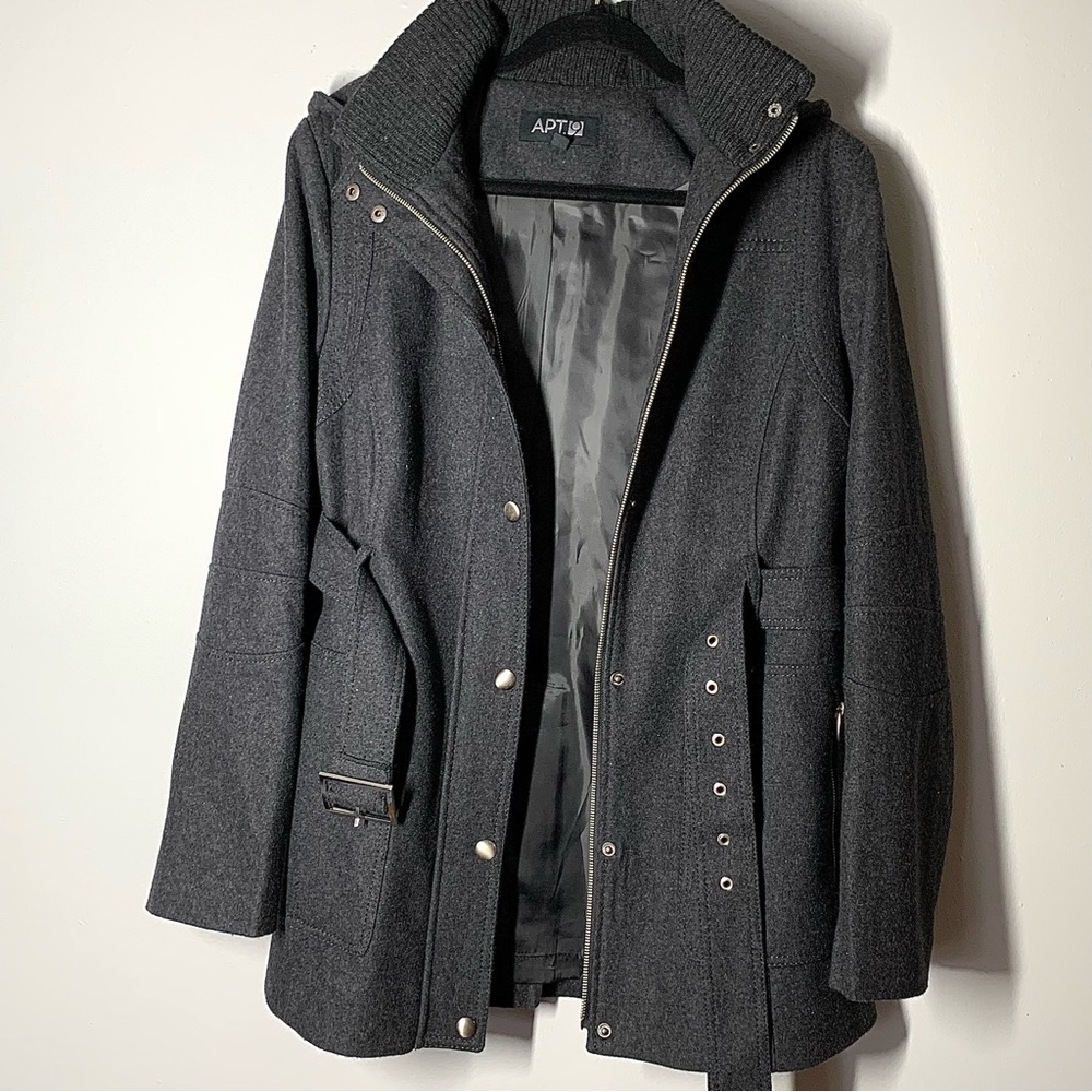 Apt 9 Women’s Wool Coat With Lining Size Large Li… - image 5